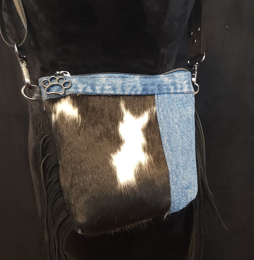 Denim Cowhair 5